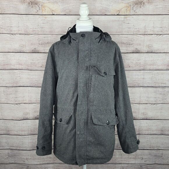 Men's L.L. Bean Parka Jacket 3 in 1 Coat Removable Shell Waterproof All Season M - Picture 7 of 9
